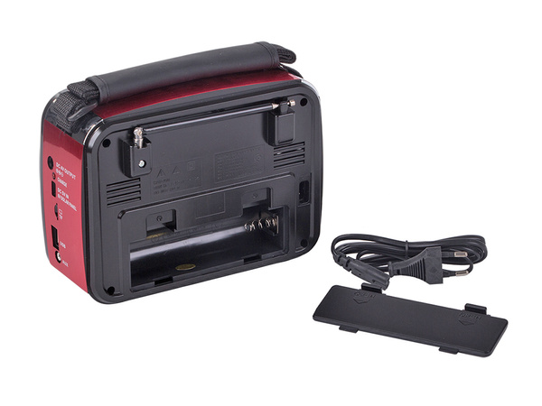 Mobilní kuchyňské rádio síťová baterie fm/am/sw usb aux tf mp3 retro