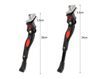 Béquille de vélo pied réglable béquille de vélo arrière latérale aluminium