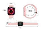 Smartwatch women's watch men's rubber strap sport bluetooth calls