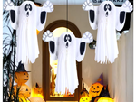 Gespenst papieranhänger halloween gespenst 3d gefaltetes papier dekoration