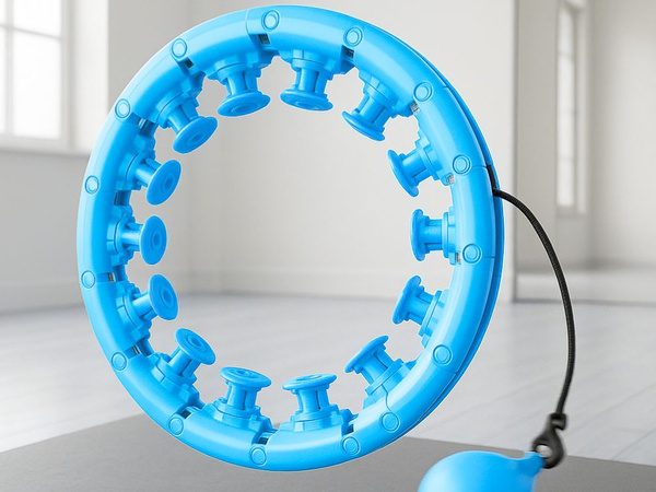 Hula hoop cu greutate pentru exerciții de slăbire inel de masaj reglabil