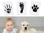 Kit pour prendre l'empreinte de la main ou du pied de bébé encre sans danger pour les nouveau-nés