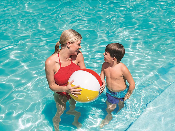 Minge de plajă gonflabilă multicoloră pentru copii 30 cm pentru piscină