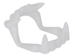 Set false teeth+ blood halloween vampire dracula fangs blood in a tube