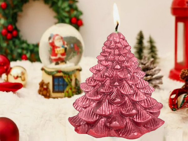 Lumânare pom de crăciun cutie de crăciun lumânare decorativă