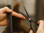 Professional hairdressing scissors for hair cutting and trimming