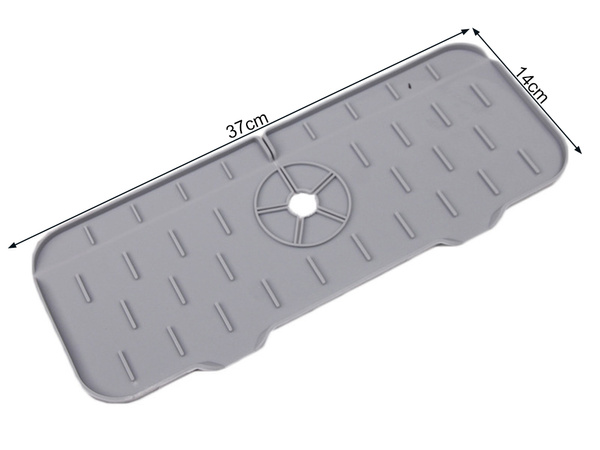 Silicone mat for sink drip tray under tap protective for kitchen non-slip