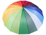 Paraguas grande paraguas arco iris robusto automático