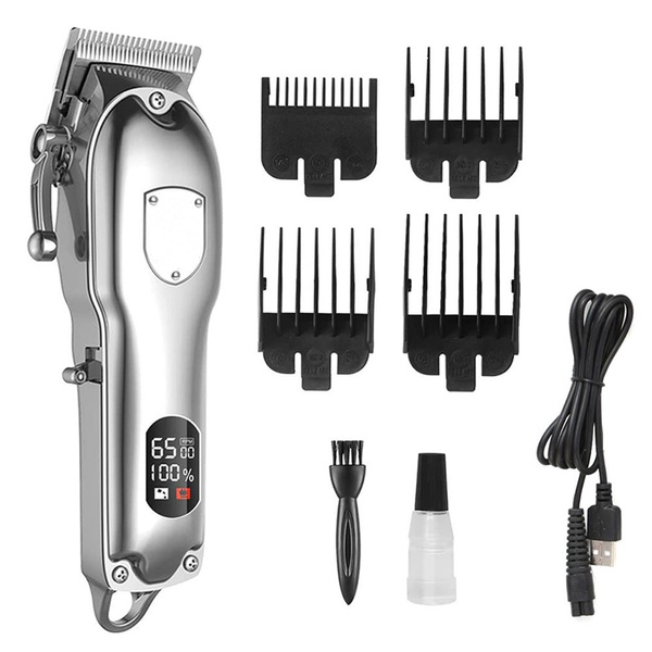 Lcd cordless shaver
