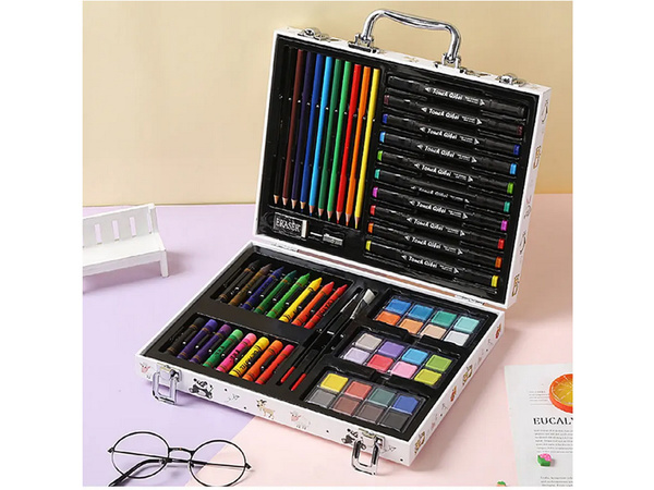 Artist's set for painting in case 64 pcs