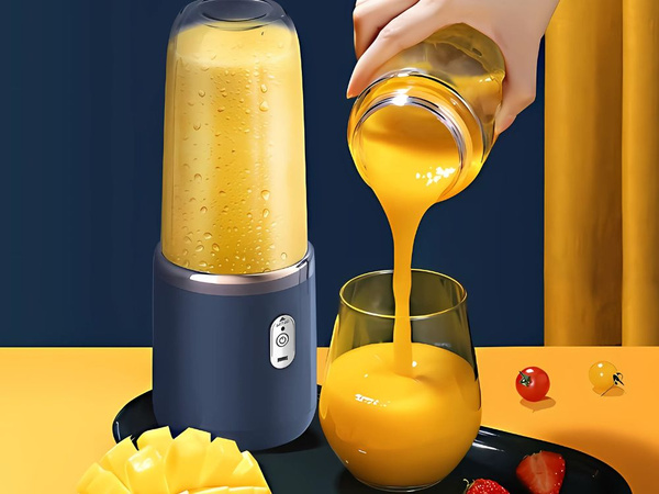 Hordozható blender csésze elektromos keverőgép usb 6 pengével smoothie