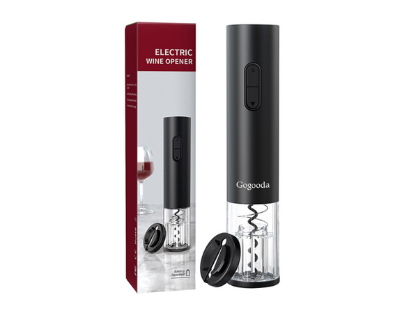 Electric corkscrew wine opener cutter