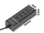 Hub usb 3.0 port osztó 4 port osztó adapter adapter adapter