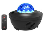 Csillag kivetítő led éjszakai fény rgb + távirányító