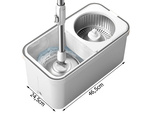360 spin turbo turble mop washer pack 2 x mikropluošto pagalvėlės