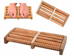 Tradicionālais koka pēdu masāžas veltnis 2x5