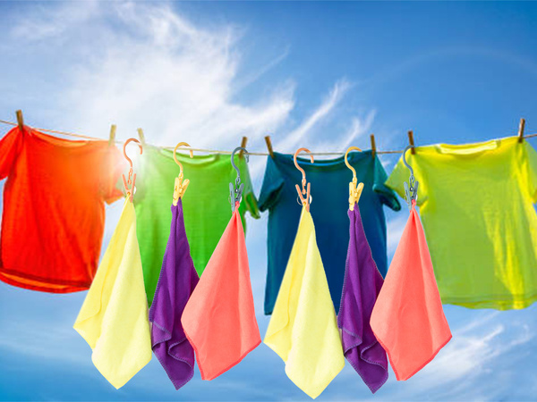 Clip with hook set of 3 pieces laundry drying clip