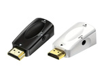Pārveidotājs adapteris no hdmi uz vga d-sub audio mini ligzdu