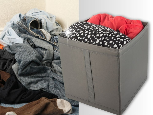 Organizatora kaste drēbju drēbju drēbju veļas skapja konteiners liels