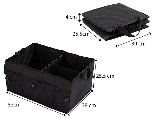 Organiser bag for the boot of a car boot