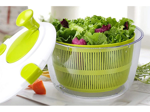 Vegetable salad spinner dryer strainer
