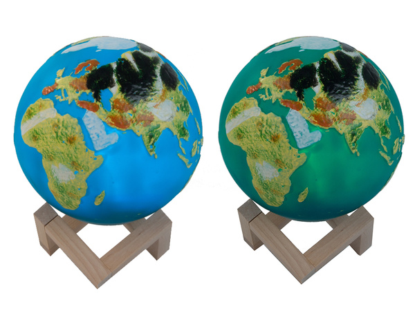 3d rgb globe nočna lučka z daljinskim upravljalnikom 20 načinov dotika za otroke