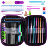 Kit de crochet mallette de crochet 0.5-6.5 50el