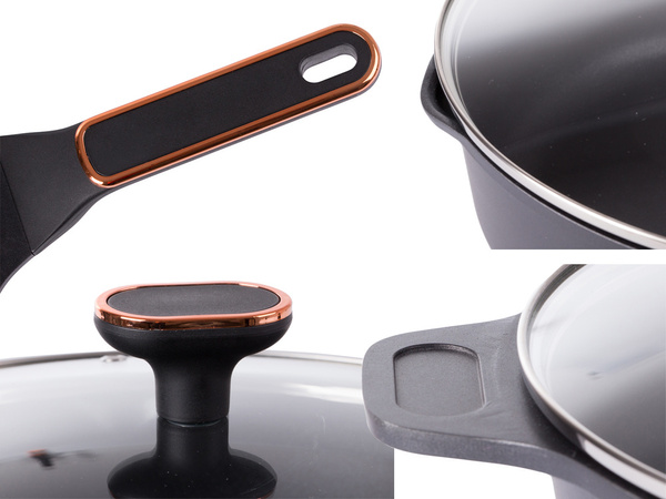 Cratiță tigaie cu capac 4.2l inducție