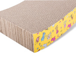 Karton katze kratzer horizontale welle catnip