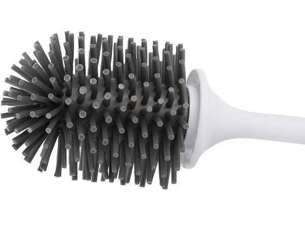 Silikonová wc štětka do koupelny s nepropustnou plnou základnou