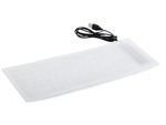 Silicone rubber keyboard white usb noiseless