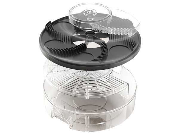 Mucholapka muchy elektrický otočný lapač hmyzu šváby