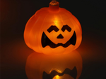 Lumières 10 led hanging pumpkins halloween 200cm glowing decoration pumpkin decoration