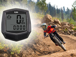 Vodotesný tachometer na bicykli s lcd displejom
