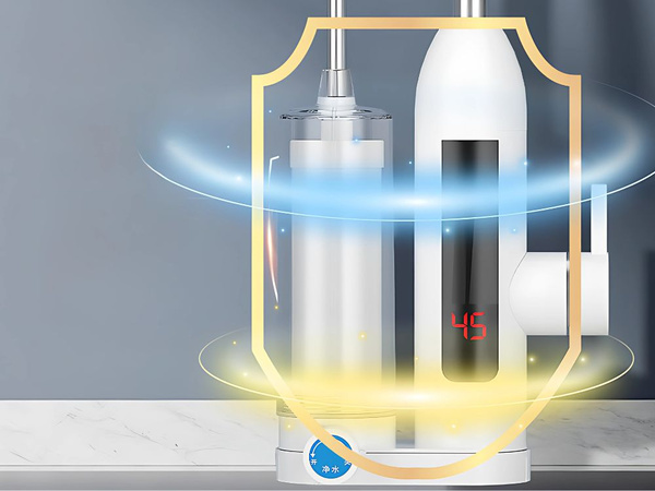 Pretočni grelnik vode 3000w s filtrirno pipo lcd kuhinjska pipa