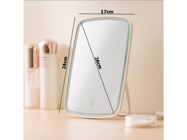 Miroir de maquillage cosmétique éclairé par led