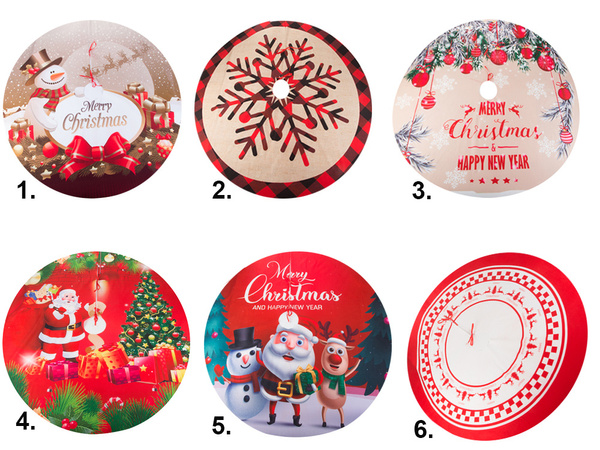 SAPIN DE NOËL MAT COUVERTURE DE NOËL EMBALLAGE CADEAU ROND
