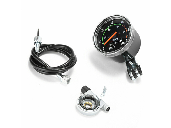 Compteur de vitesse rétro classique pour bicyclette