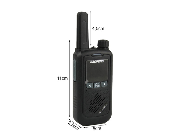 Walkie talkie baofeng bf-t17 radiotelefon kit talker 2ks