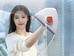 Double-sided magnetic window cleaner strong magnets precise squeegee