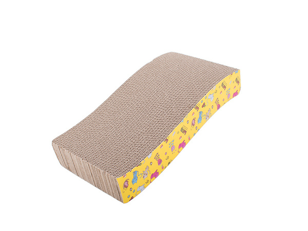 Karton katze kratzer horizontale welle catnip