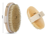 Brosse de massage pour le corps sec humide naturel