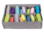 Organizador ropa interior calcetines cajón armario 14 compartimentos papelera
