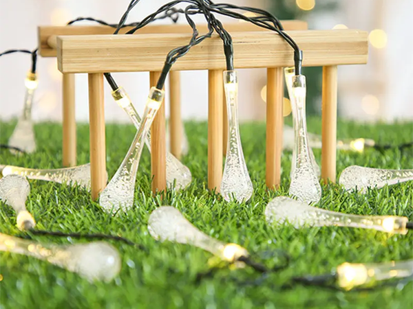 Lumini solare gradina icicle ghirlanda terasa balcon 100 condus