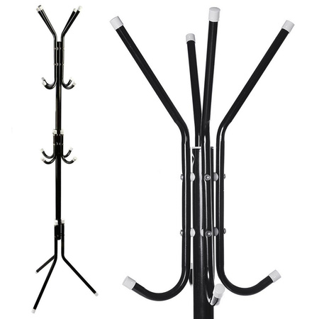Clothes rack outerwear jackets floor hook arms