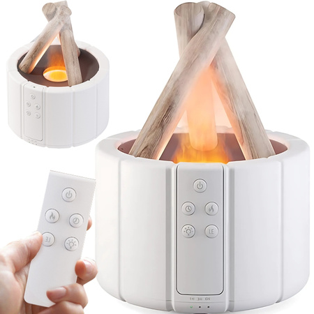 Air humidifier usb diffuser led rgb fireplace aroma mist fire