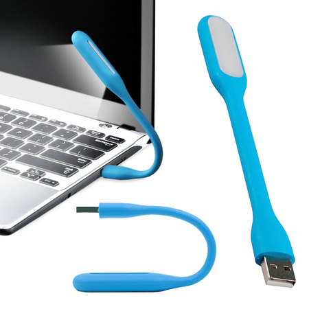 Silicone flexible usb lamp for laptop notebook computer 6 led strong