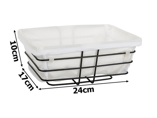 Loft metall drahtkorb für küche für obst brot mit futter