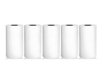 5pc recambio de papel térmico para mini impresora térmica printś 55mm 5 rollos