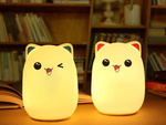 Led cat night light rgb remote control